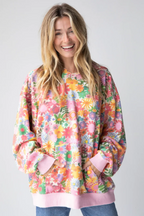 Oversized Printed Hoodie