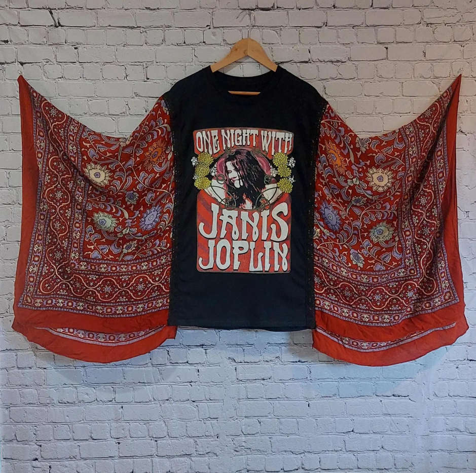 Janis Joplin rock  Mix & Match Tee