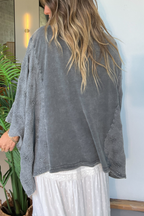 Peace Within Kimono Sleeve Tee Olive